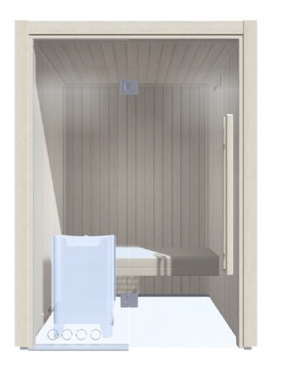 sauna in aspen 150x115 frontale vetrato