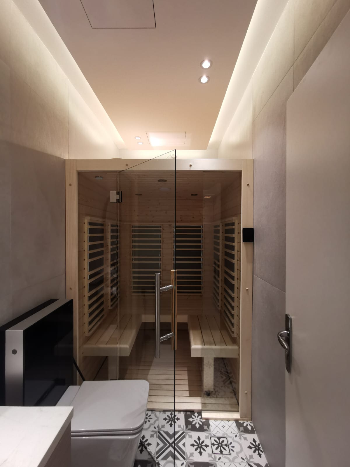 sauna infrarossi per bagno