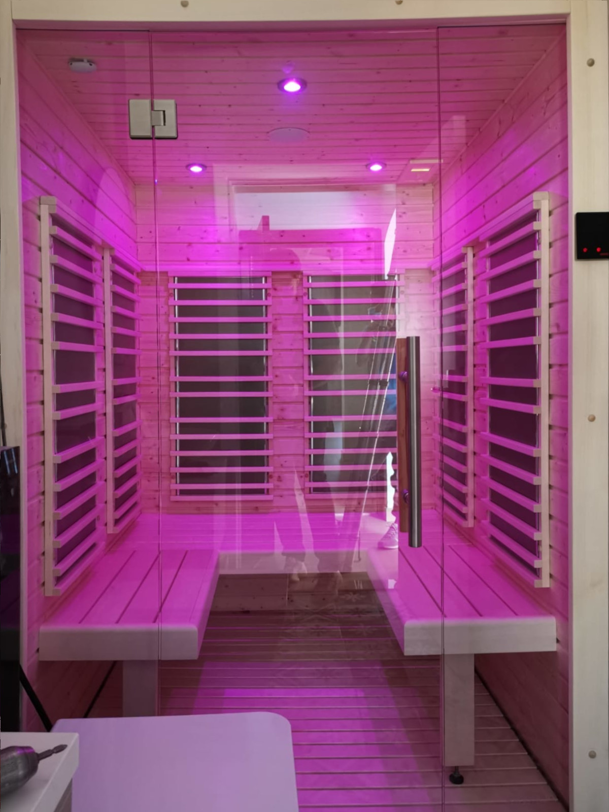 sauna ad infrarossi per bagno