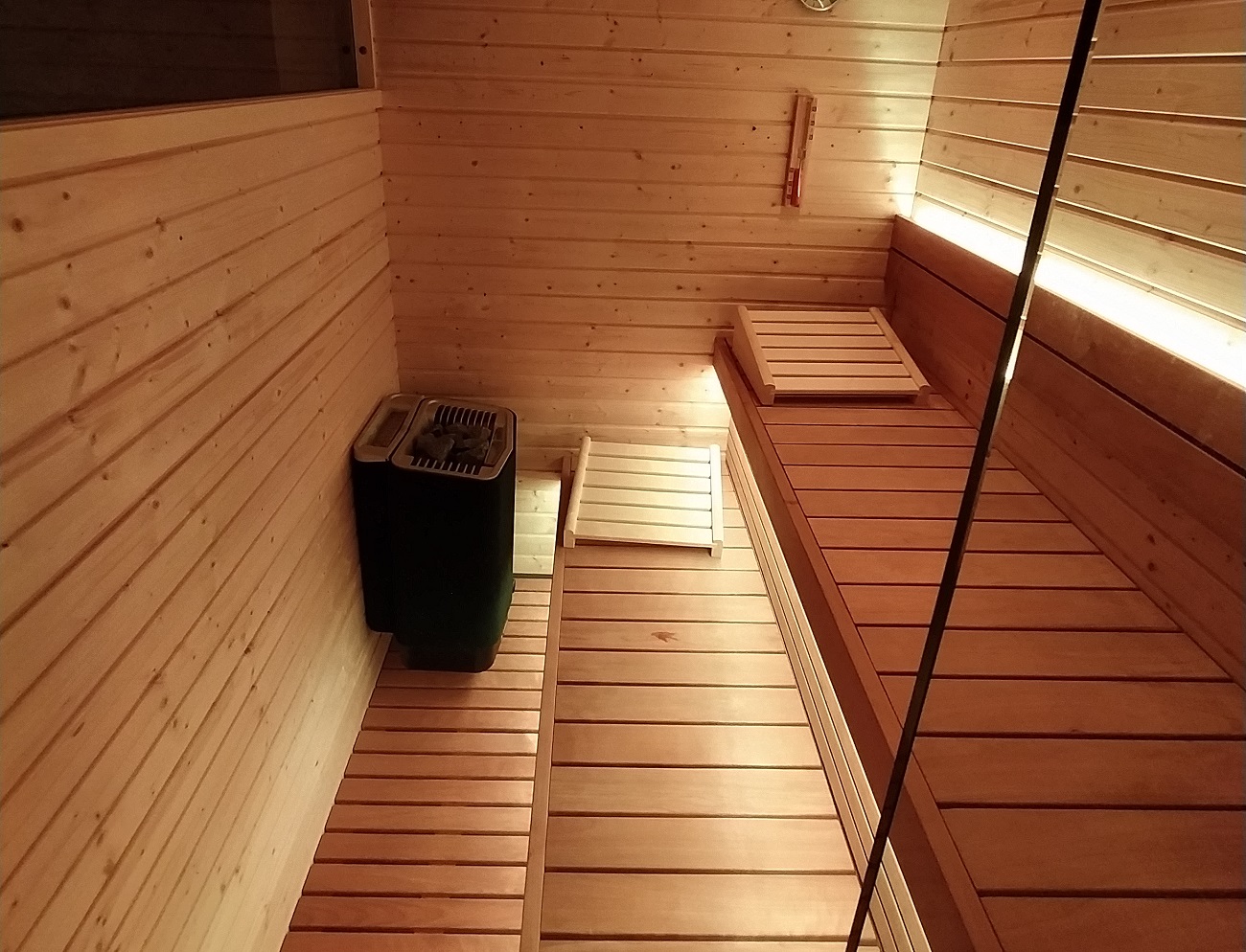 sauna terrazzo
