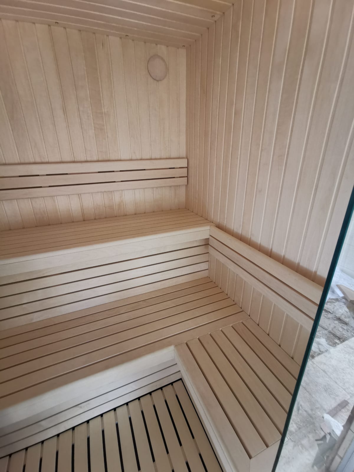 sauna e bagno turco da esterno