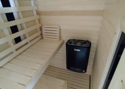 sauna combinata finlandese e infrarossi