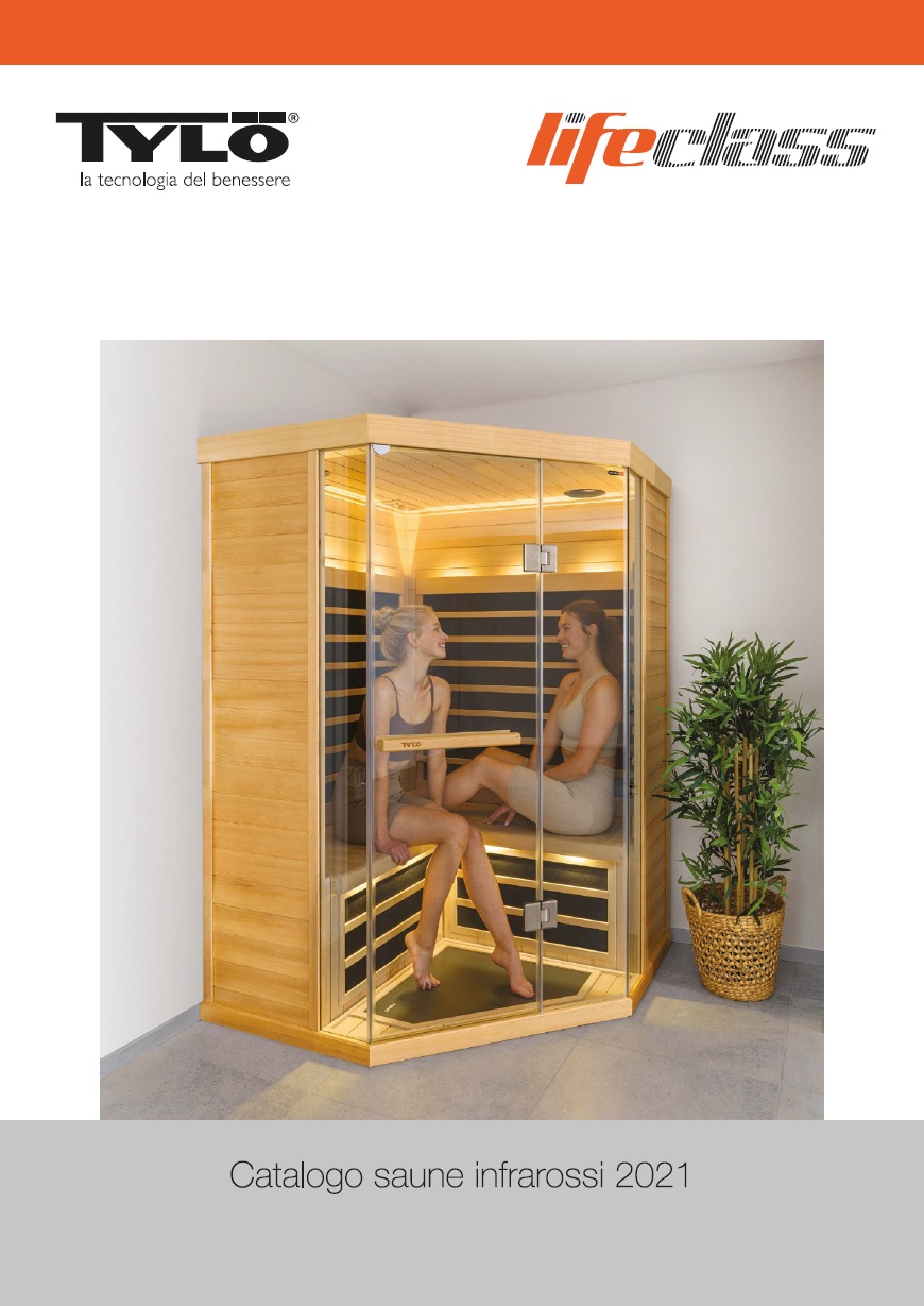 copertina nuovo catalogo saune ad infrarossi TYLO