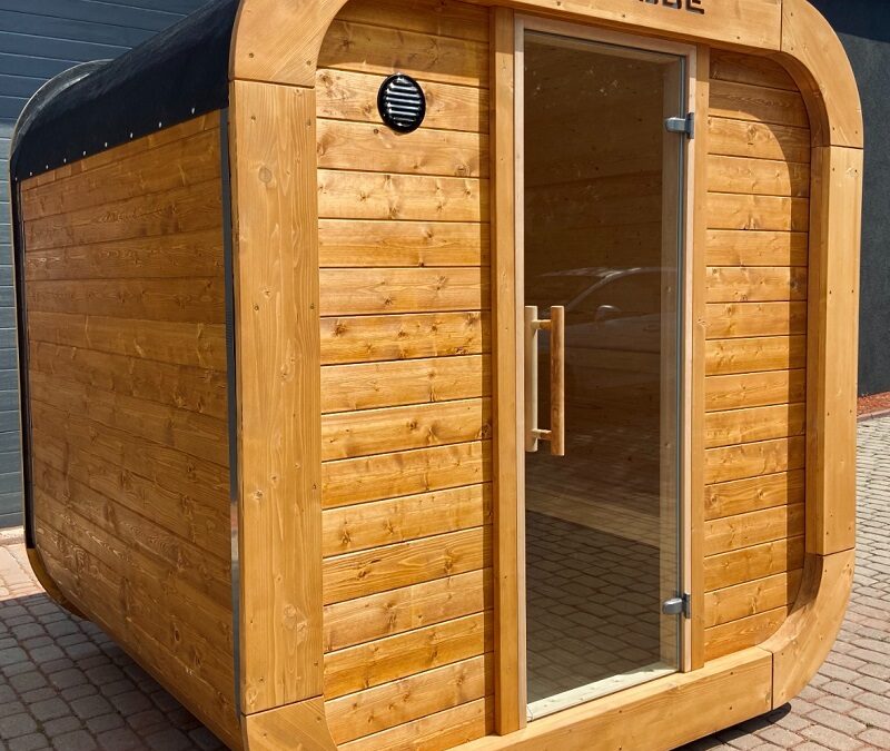 Nuova sauna da esterno Sauna Cube FLAT
