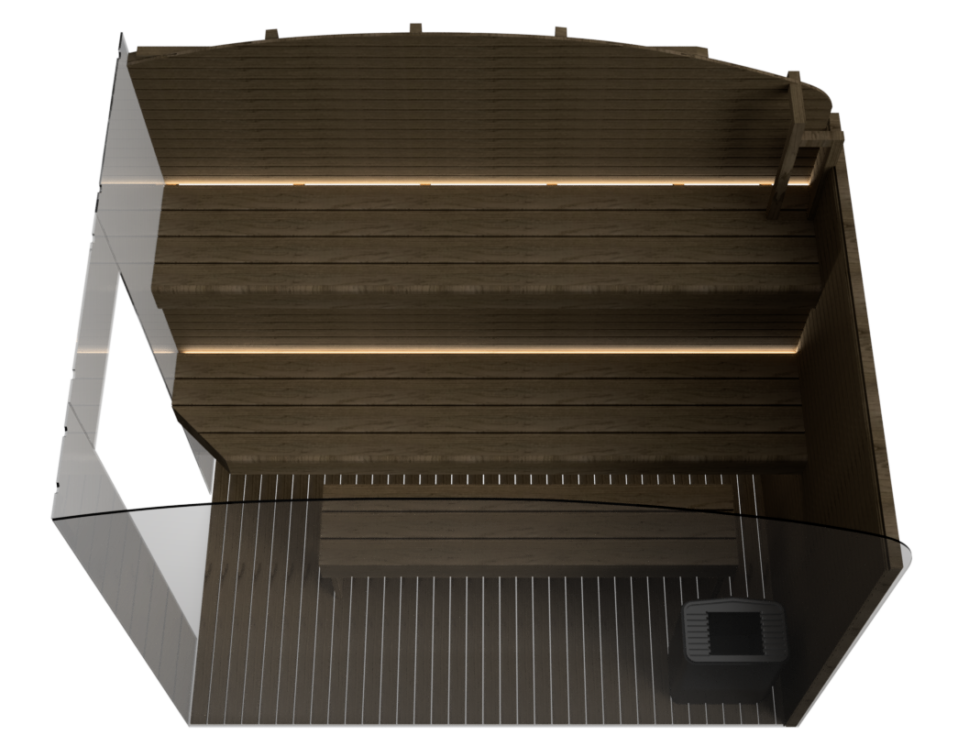 Sauna su misura a cupola Lifeclass