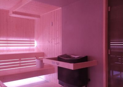protezione termica pareti sauna da 20 persone