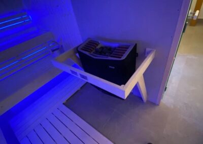 stufa sauna per spa hotel