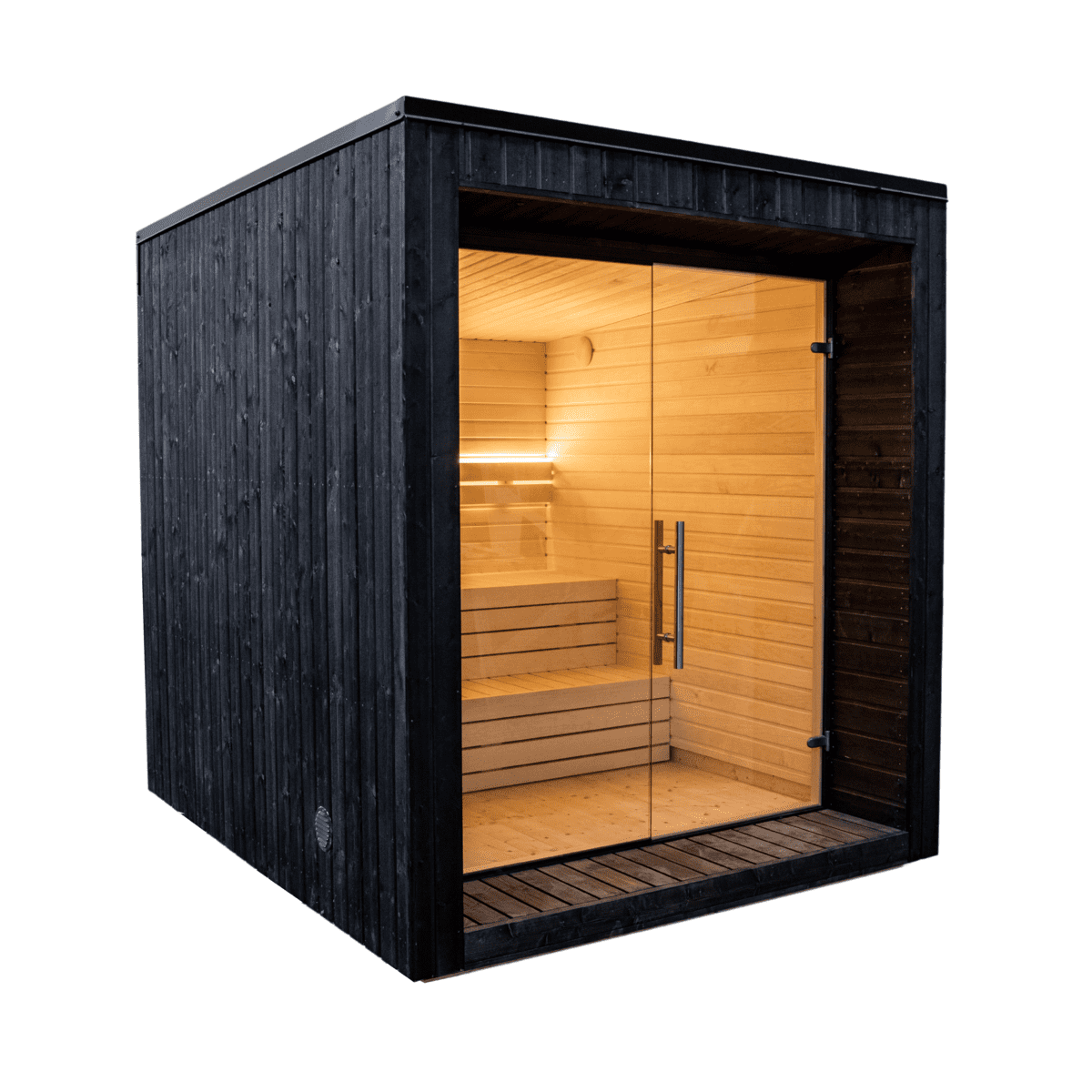 sauna cubo scura
