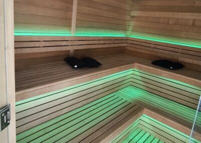 sauna finlandese per centro benessere