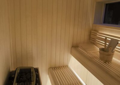 sauna in aspen con stufa tylo