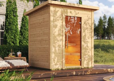 sauna BRC economica piccola da esterno