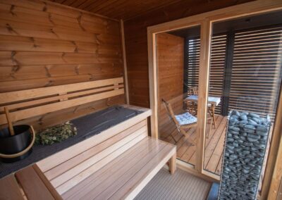 sauna da giardino