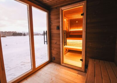 sauna mobile da esterno