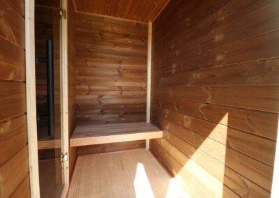 spogliatoio di sauna da esterno