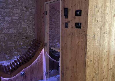 sauna e lettino con infrarossi per B&B