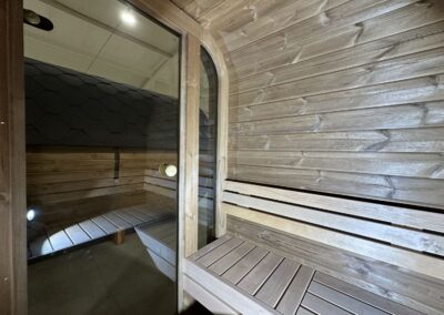 mini sauna e terrazzo economica