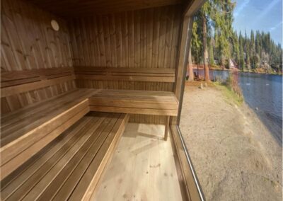interno sauna modern lux aurora