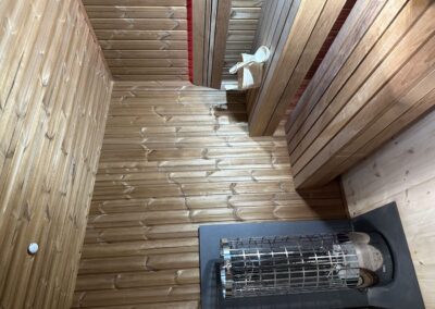 interno sauna modern lux aurora