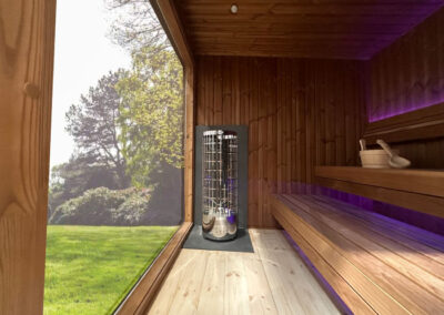 interno sauna modern lux aurora
