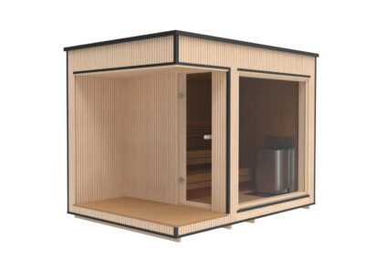 Sauna Modern Lux – Horizon in pino nordico