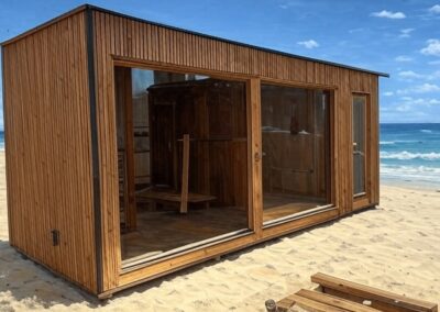 Sauna Modern lux Zenith in spiaggia