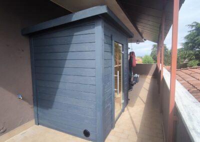 sauna antracite lifeclass 4 kW