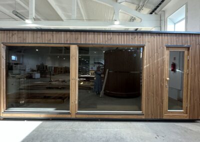 sauna modern lux 2.3x5.9 m da esterno