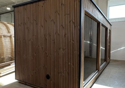 sauna modern lux 2.3x5.9 m da terrazzo