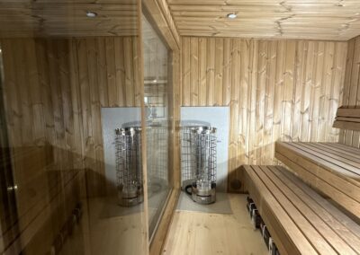 sauna modern lux in termotrtattato