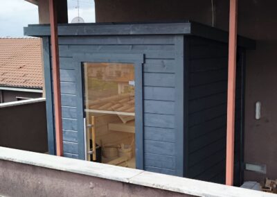 sauna per terrazzo per 4 persone