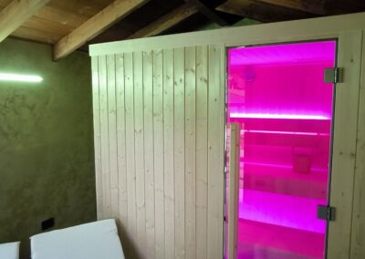 sauna in depandance