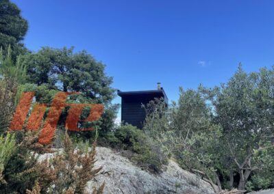 sauna in parco panoramico