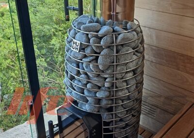 stufa a legna huum per sauna