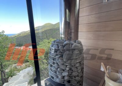 stufa a legna sauna