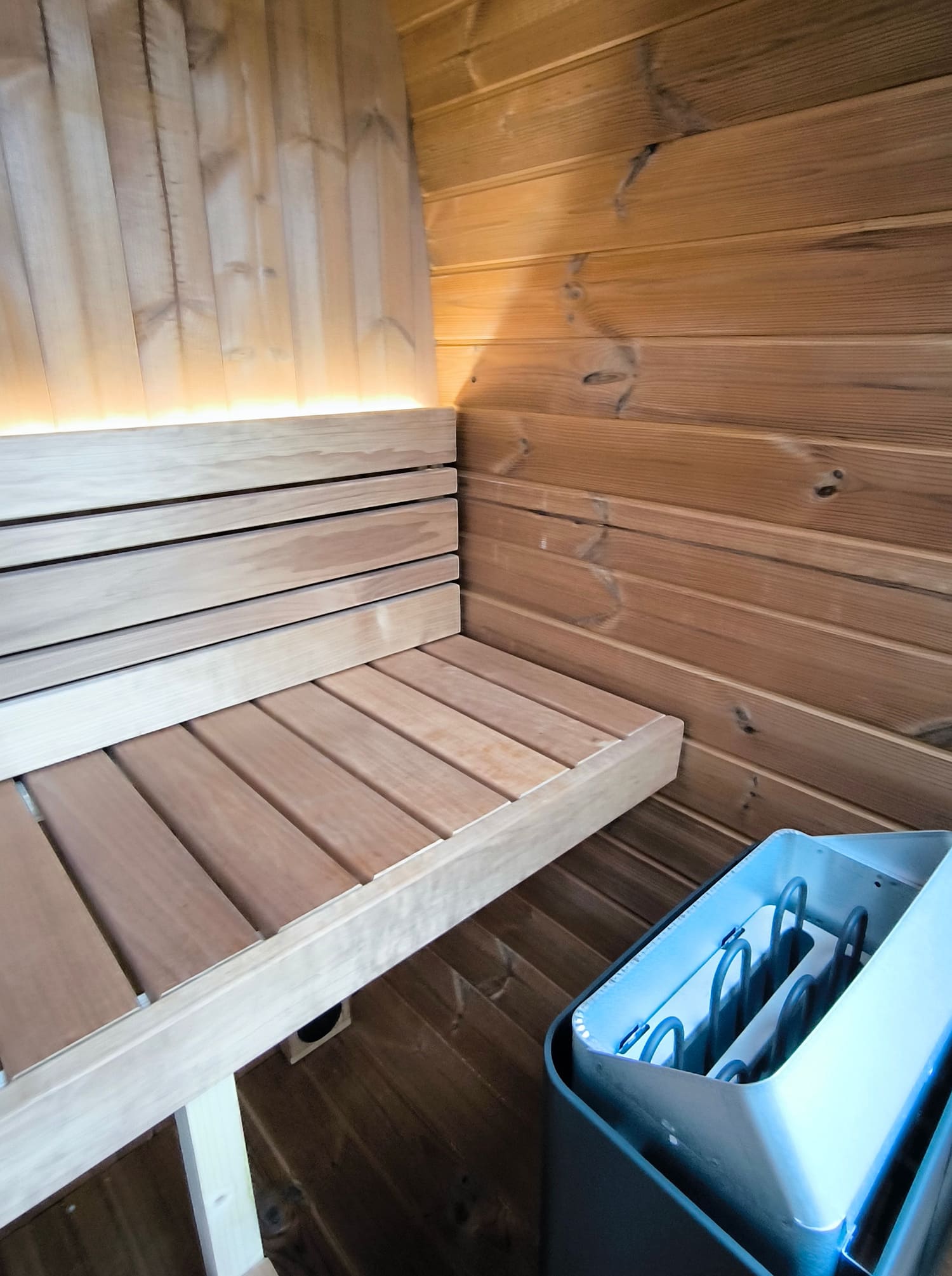 Sauna in termotrattato per terrazzo Icecube mini 1 lifeclass Sauna in termotrattato per terrazzo Icecube mini 1 lifeclass