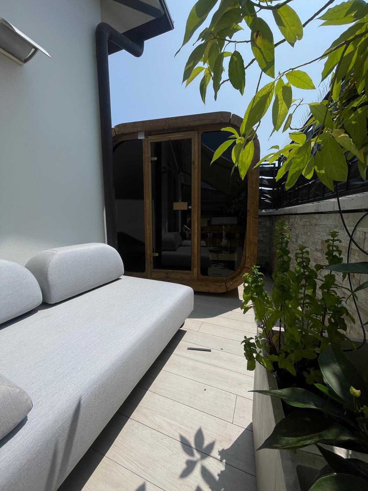 sauna da terrazzo ice cube lifeclass sauna da terrazzo ice cube lifeclass