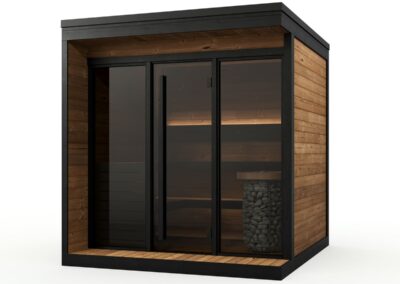 Sauna da esterno Borealis G - Lifeclass - fronte