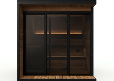 Sauna da esterno Borealis G - Lifeclass - vetrata