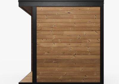 Sauna da esterno Borealis G - Lifeclass - vista laterale