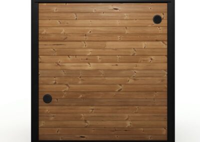 Sauna da esterno Borealis G - Lifeclass - vista posteriore