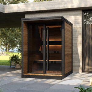 sauna Borealis 4 posti marca Lifeclass - ambientata