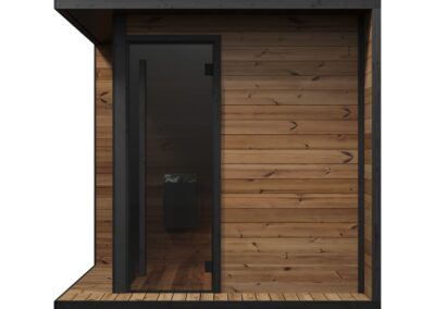 sauna Borealis 6 posti marca Lifeclass - laterale dx