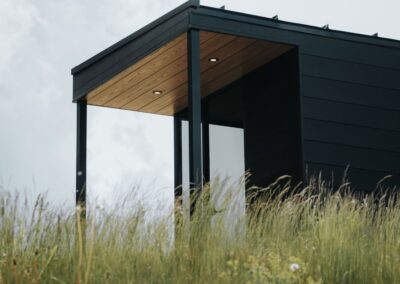 sauna da esterno Lifeclass VetroLuxe dettaglio esterno
