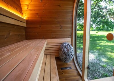 Sauna Caratello Lifeclass da esterno 160x200 vista 3