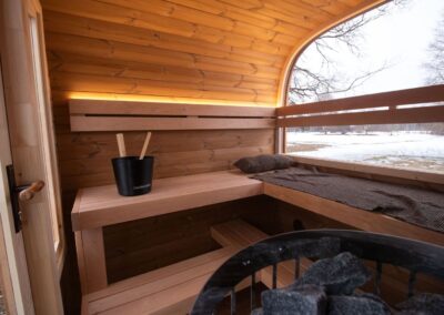 striscia led sauna da esterno