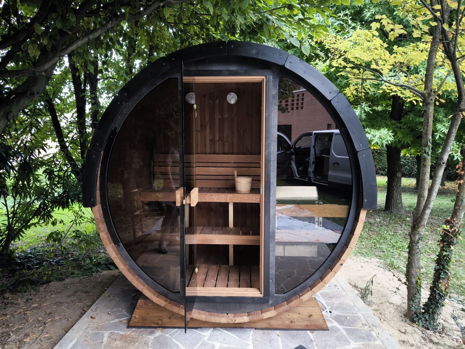 sauna a botte moderna piccola sauna a botte moderna piccola
