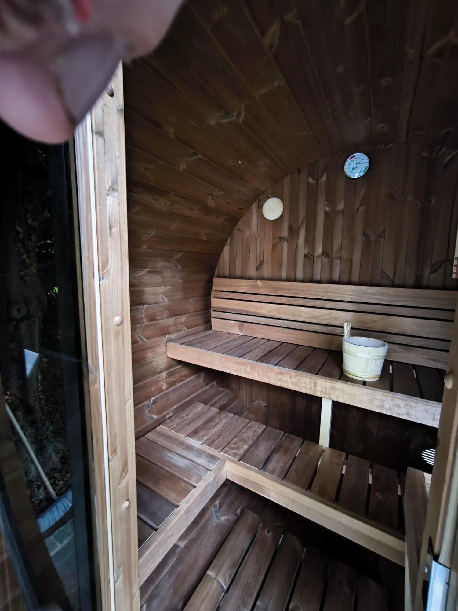 sauna a botte per 3 persone 4,5 kW sauna a botte per 3 persone 4,5 kW