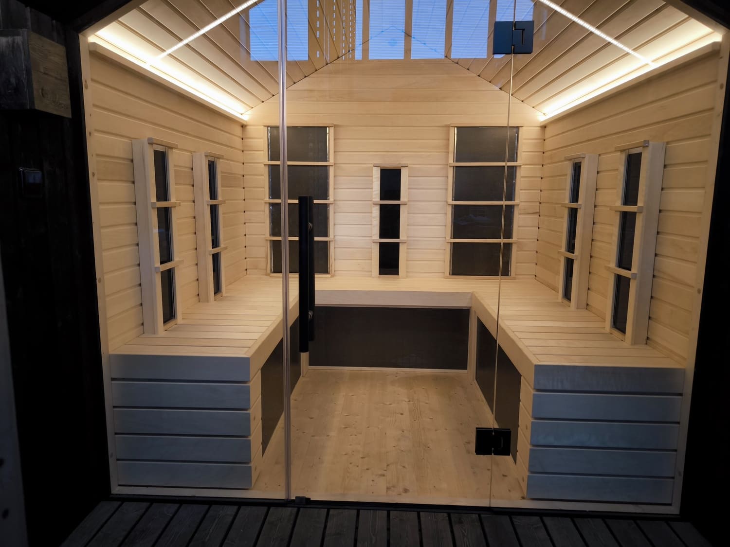 sauna ad infrarossi da esterno 5 posti