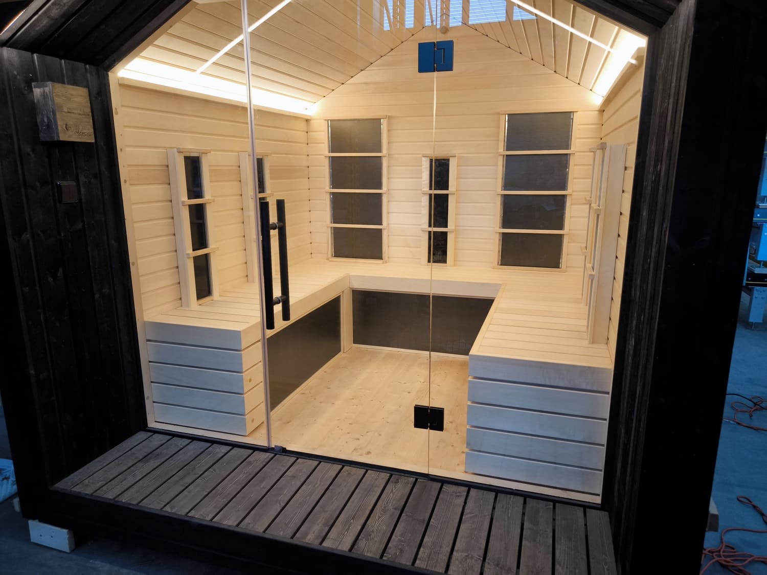 sauna ad infrarossi da esterno modello Nordic Bliss