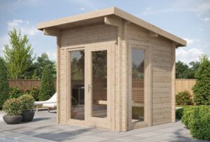 sauna panorama bianca